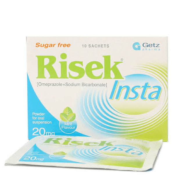 Risek Insta 20 Mg Mint Flavour