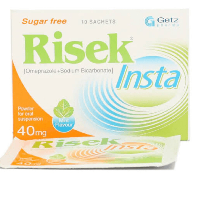 Risek Insta 40 Mg Sugar Free