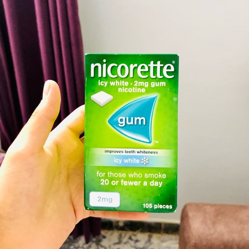 Nicorette Icy White 2mg Gum Nicotine - 105 Pieces